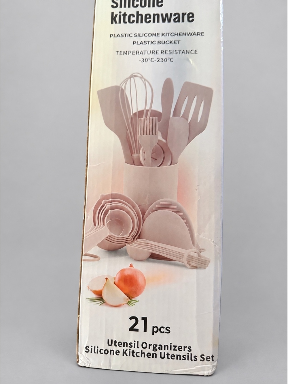 21-Piece Silicone Kitchen Utensil Set with Holder New in Box